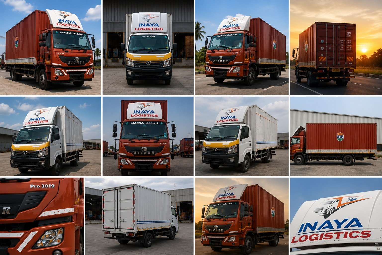 Inaya Logistics fleet contact sheet